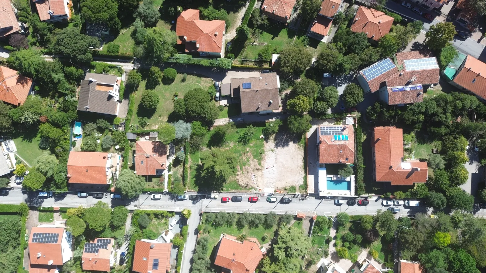 From the drone, higher up