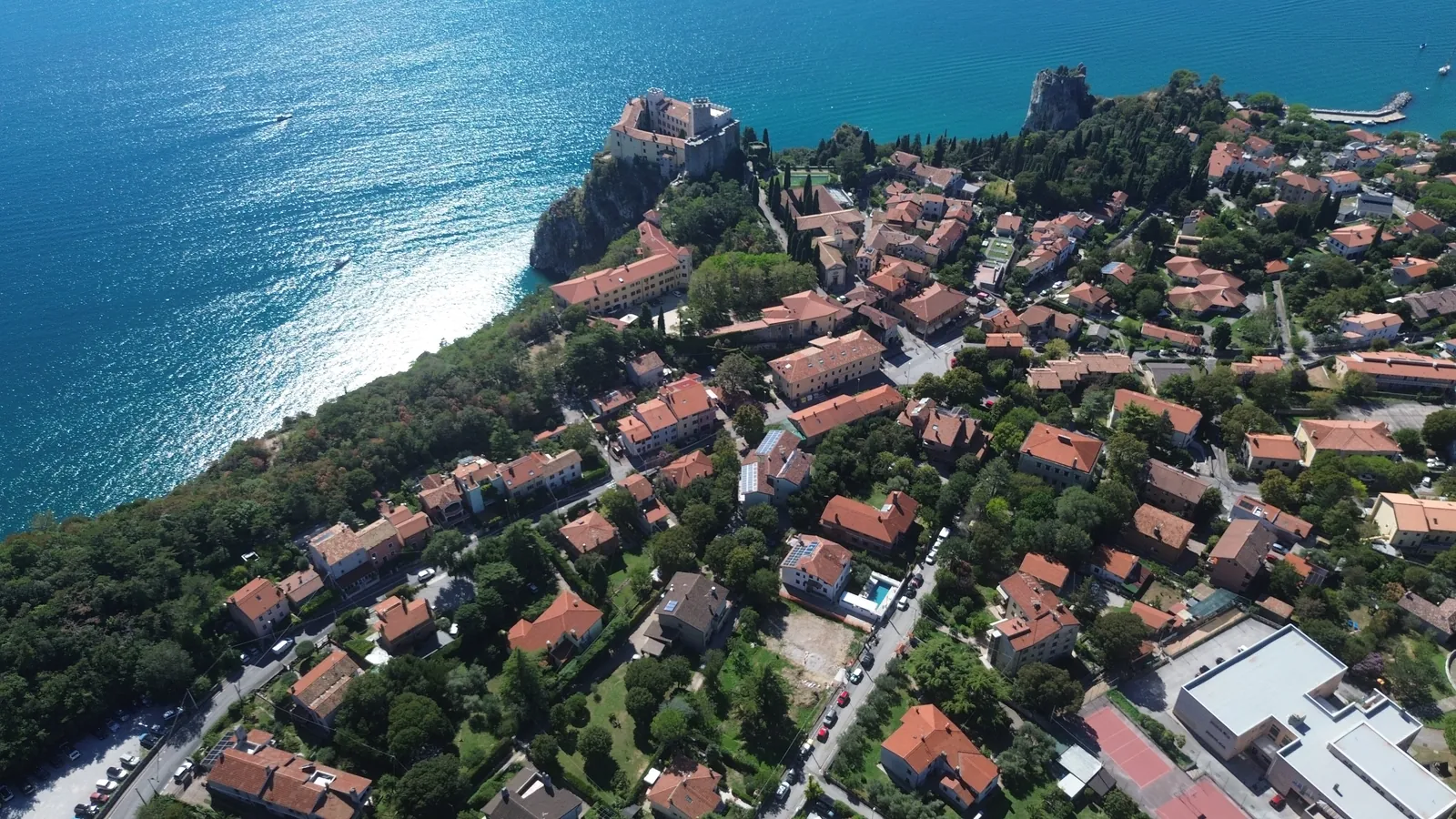 From the drone, higher up